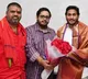 avanthi srinivas met cm ys jagan with his son nandesh