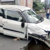Car creates havoc in Hyderabad