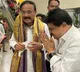 bjp leaders welcomes venkaiah naidu at shamshabad airport
