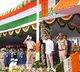 AP CM YS Jagan unfurls the tricolour flag to mark the 75th Independence Day