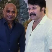 Mammootty meets cricketer Sanath Jayasuriya in Sri Lanka during shoot for his next
