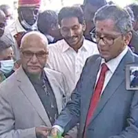 CJI NV Ramana inaugurates court complex in Vijayawada CM Jagan attends the programme