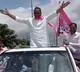 ts minister mallareddy dances on his car roof top