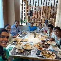 pv sindhu and indian hockey player Rajani Etimarpu visits apminister roja house