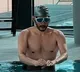 Namrata shares pics of mahesh babu swimming