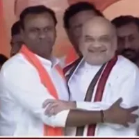 Komatireddy Raj Gopal Reddy joins BJP in front of Amit Shah