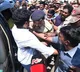 ap police officer throws nara lokesh