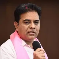 KTR shares video of Bandi Sanjay giving chappals to Amit Shah