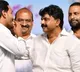 ex ministers perni nani and kodali nani spotted with cm ys jagan on pedana dais