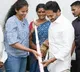 pv sindhi and hockey player rajani met ap cm ys jagan