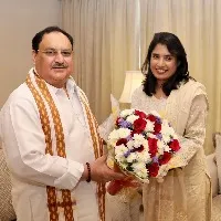 Women cricket legend Mithali Raj met BJP National President JP Nadda