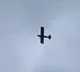 Plane stopped mid flight and floating in the sky