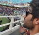 Vijay Devarakonda spotted at Dubai stadium during India and Pakistan match