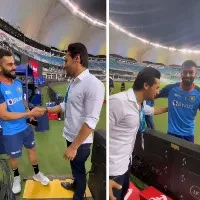 Maaro Mujhe Maaro boy meets Kohli and Pandya after India vs Pakistan