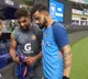 Kohli presents his jersey to Pakistan speedster Haris Rauf