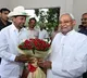 kcr reaches patna and welconed by bihar cm nitish kumar and deputy cm tejashwi yadav