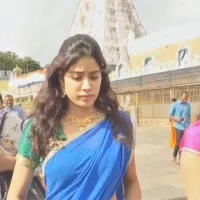 Janhvi Kapoor pays a visit to Tirumala, offers prayers to Lord Venkateshwara
