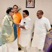 union minister Mahendra Nath Pandey arrives shamshabad airport