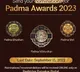 Center issues timeline for Padma awards nominations and recommendations