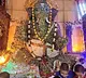 chevireddy bhaskar reddy offers a laddu which weighs 1116 kilos to pineapple vinayaka idol in tummalagunta