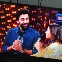 Ranbir and Alia on Bigg Boss stage with Nagarjuna