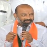 Bandi Sanjay demands action against assembly speaker Pocharam