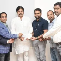 Australia Janasena team handed over RS 25 Lakhs donation to Pawan Kalyan