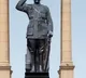 100 feet long truck single granite block used for Netaji statue