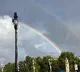 Rainbow at Buckingham Palace