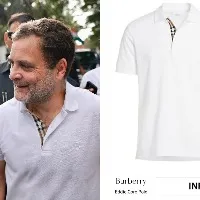 congress hits back on bjp tweet on rahul gandhi t shirt
