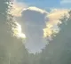 Queen Elizabeth spotted in clouds