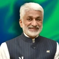 ysrcp mp vijay sai reddy posts a video of a luxury container for rahul gandhi stya in bharat jodo yatra
