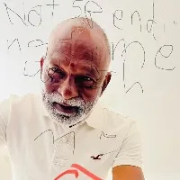 raghuveera reddy posts his grand daughters whatsapp message on social media