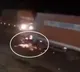 Shocking CCTV visual shows container truck dragging car following crash