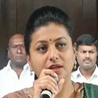 Roja pays tributes to Krishnam Raju