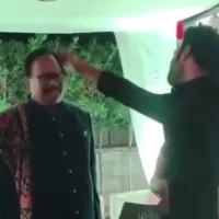 Krishnam raju with Prabhas viral old video