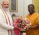 pm modi meets president draupadi murmu at rashtrapati bhavan