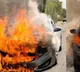 Noida Man sets Mercedes ablaze after owner fails to pay his dues