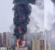 Huge Fire In China Skyscraper Dozens Of Floors Burned