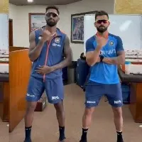 Virat Kohli and Hardik Pandya DANCE to viral song Shakaboom