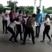 Women angrily tear off young mans shirt at raipur airport