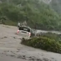 Car Swept Away By Flash Floods In Arunachal Pradesh