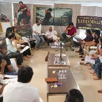 Pawan Kalyan attends Harihara Veeramallu workshop