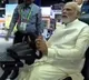 Modi plays video game
