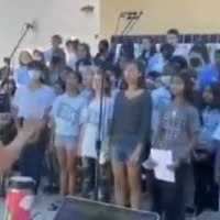 Chandrabose shared a video of California school children sings Naatu Naatu song from RRR