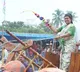 ap minister rk roja participated in bullocks race in tanuku