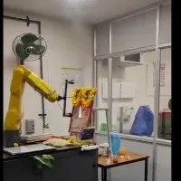 Robots done Ayudha Pooja in VIT