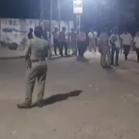 Garba event cops thrash suspects by holding them against electric pole