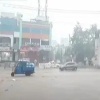 Heavy rain at Hyderabad and near places