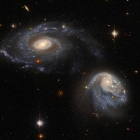 NASA's Hubble captures spectacular pair of interacting galaxies